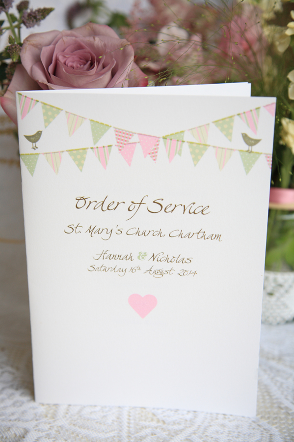 Faye Wedding Invitation, Millbank and Kent