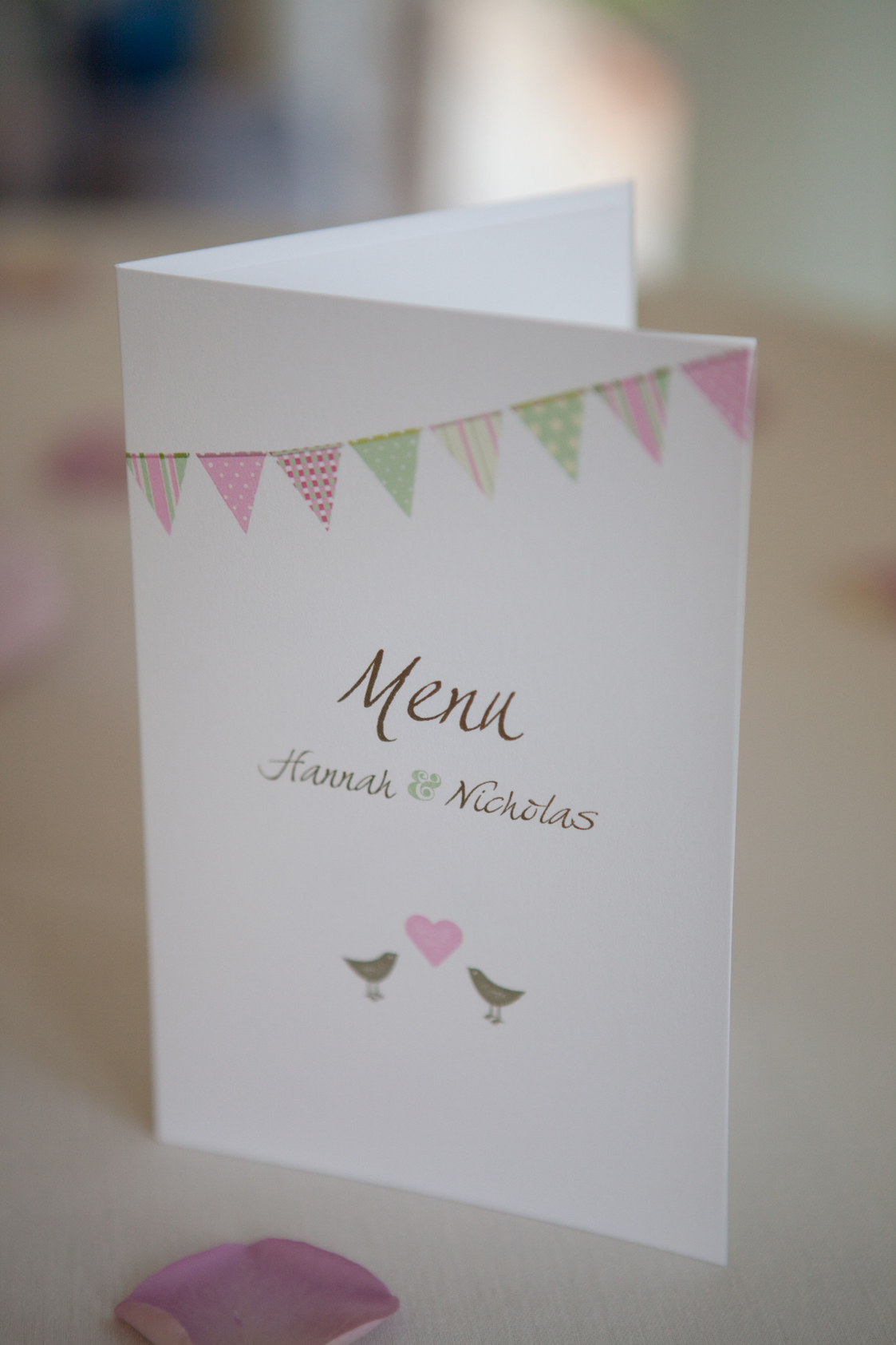 Faye Wedding Invitation, Millbank and Kent