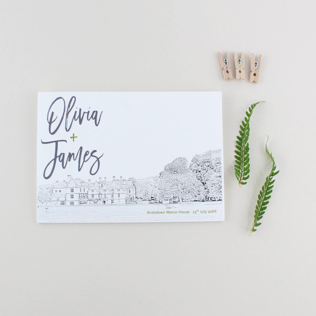 Beautiful simplistic 'Milan' Wedding stationery ...