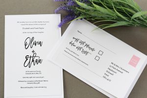 Felix design wedding stationery from Millbank and Kent